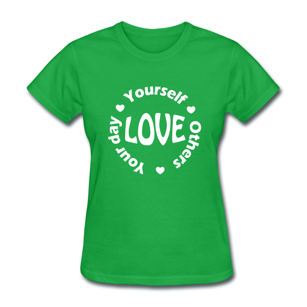 Love Circle W Women's T-Shirt - bright green