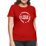 Love Circle W Women's T-Shirt - red