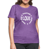 Love Circle W Women's T-Shirt - purple heather
