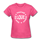 Love Circle W Women's T-Shirt - heather pink