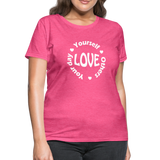 Love Circle W Women's T-Shirt - heather pink