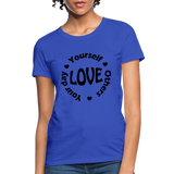 Love Circle B Women's T-Shirt - royal blue