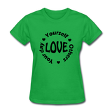 Love Circle B Women's T-Shirt - bright green
