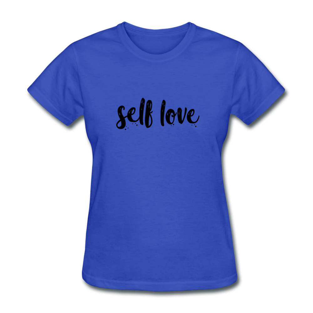 Self Love B Women's T-Shirt - royal blue