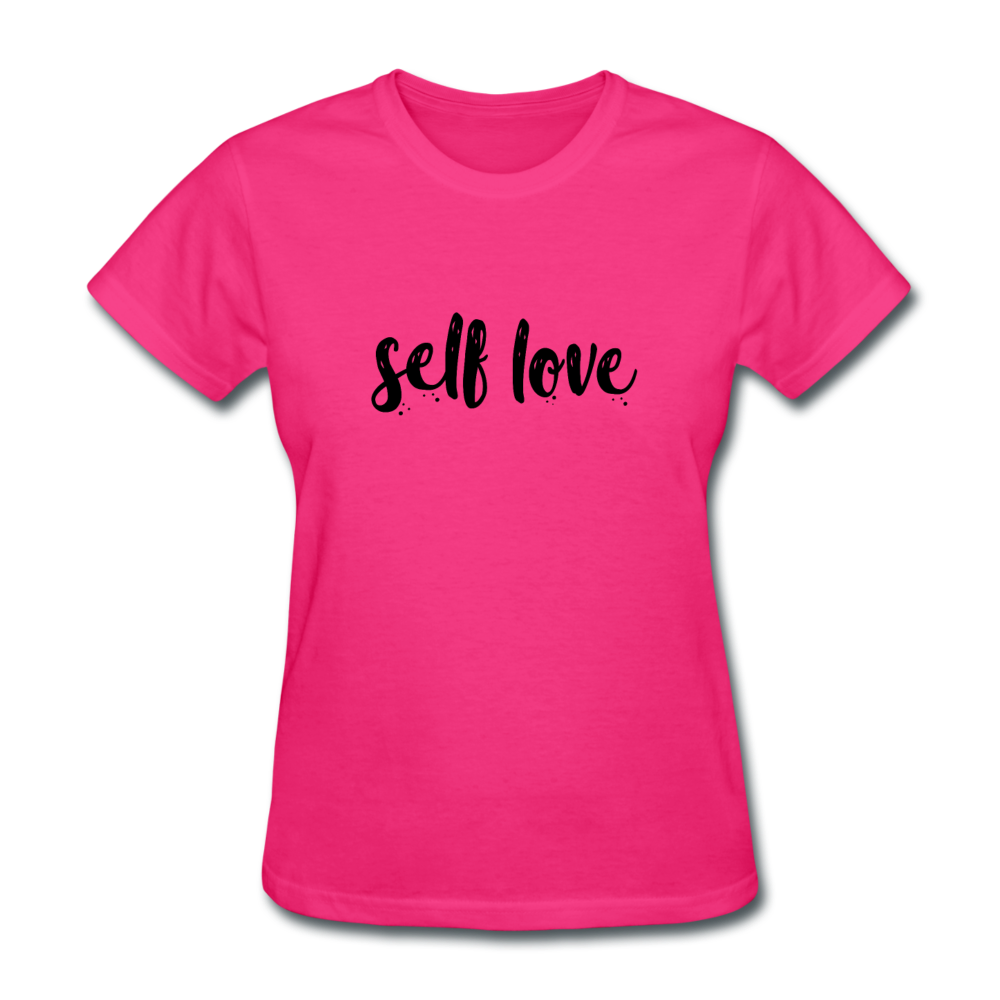 Self Love B Women's T-Shirt - fuchsia
