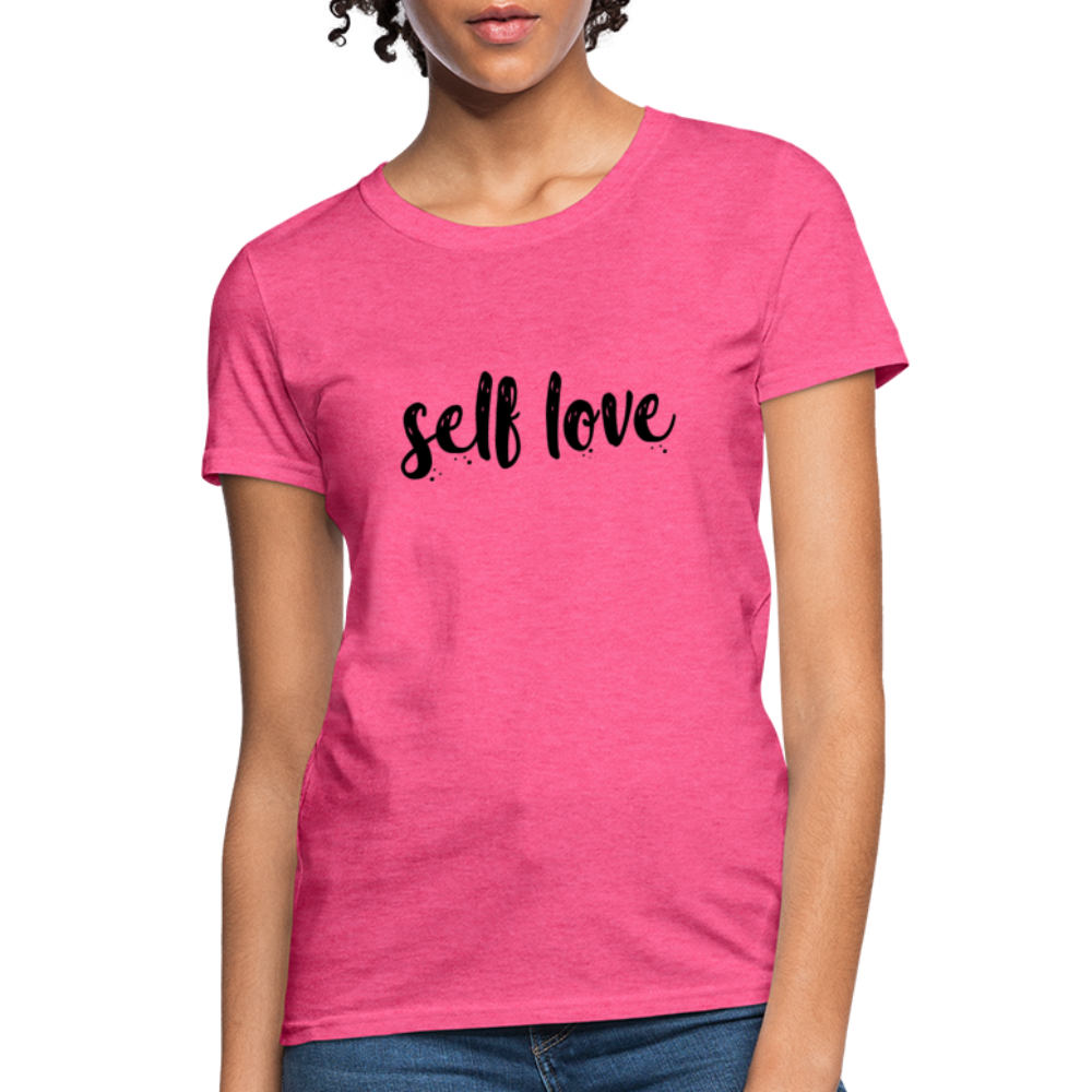 Self Love B Women's T-Shirt - heather pink