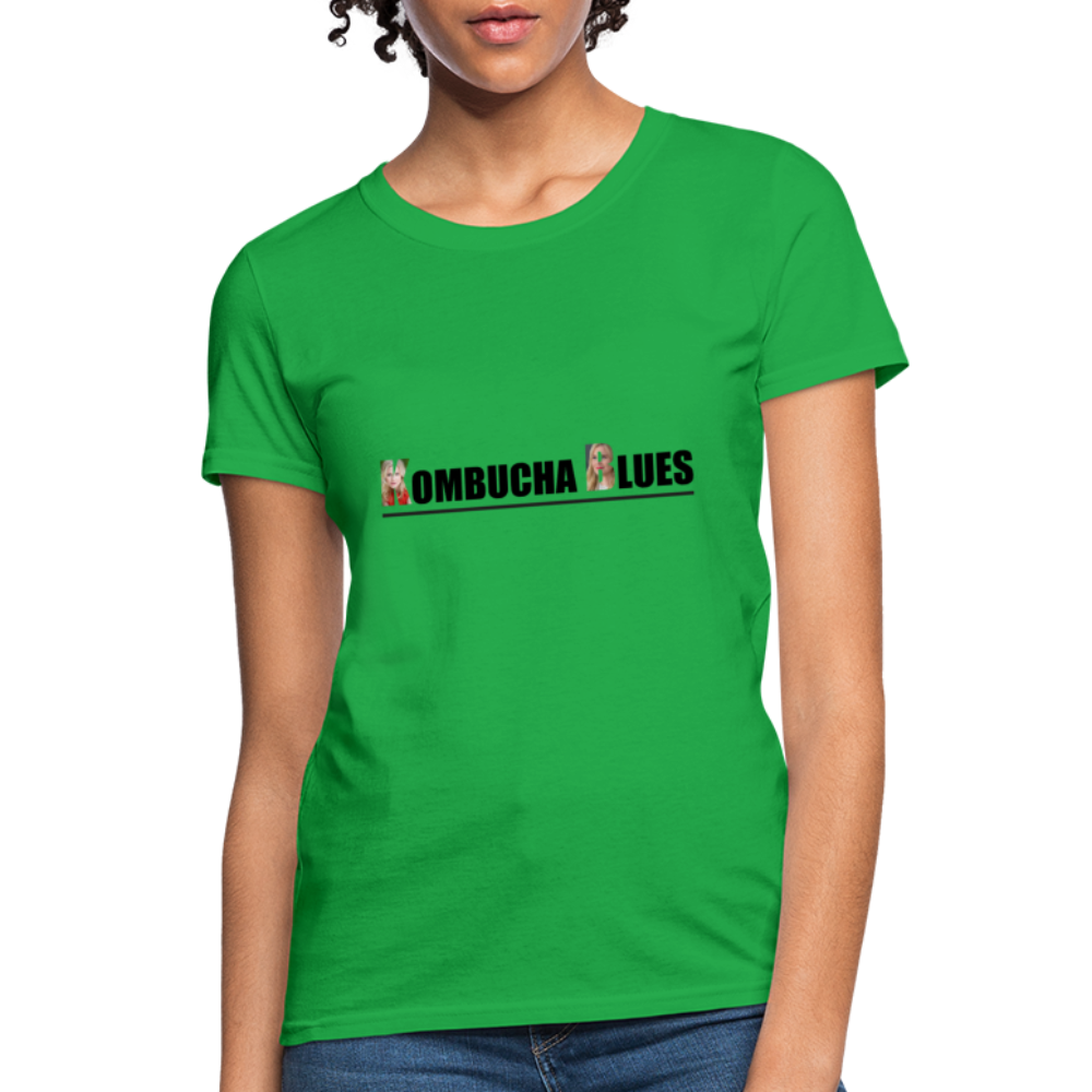 Kombucha Blues for Kristin Booth Women's T-Shirt - bright green