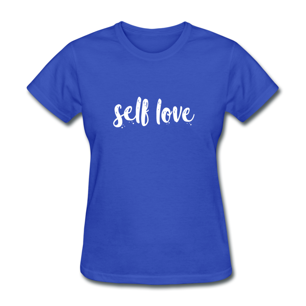 Self Love W Women's T-Shirt - royal blue