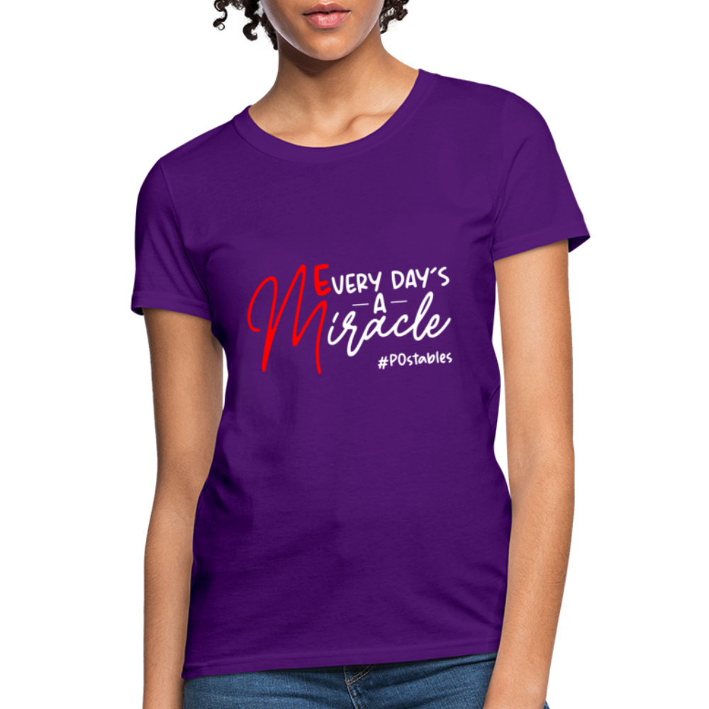 Every Day's A Miracle W Women's T-Shirt - purple
