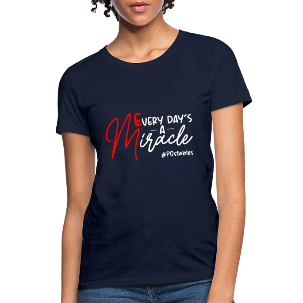 Every Day's A Miracle W Women's T-Shirt - navy