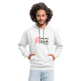 Every Day's A Miracle B Contrast Hoodie - white/gray