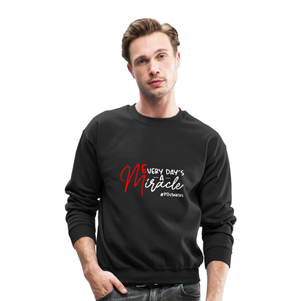 Every Day's A Miracle W Crewneck Sweatshirt - black