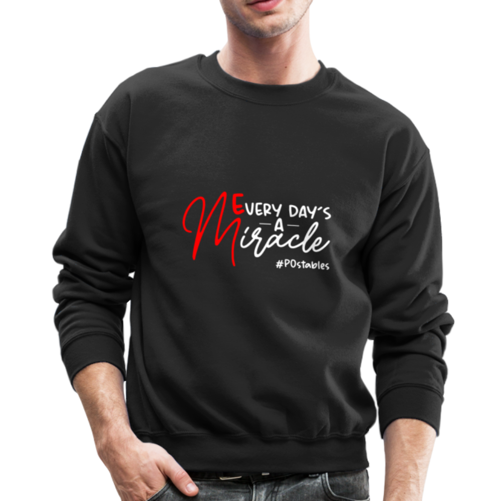 Every Day's A Miracle W Crewneck Sweatshirt - black
