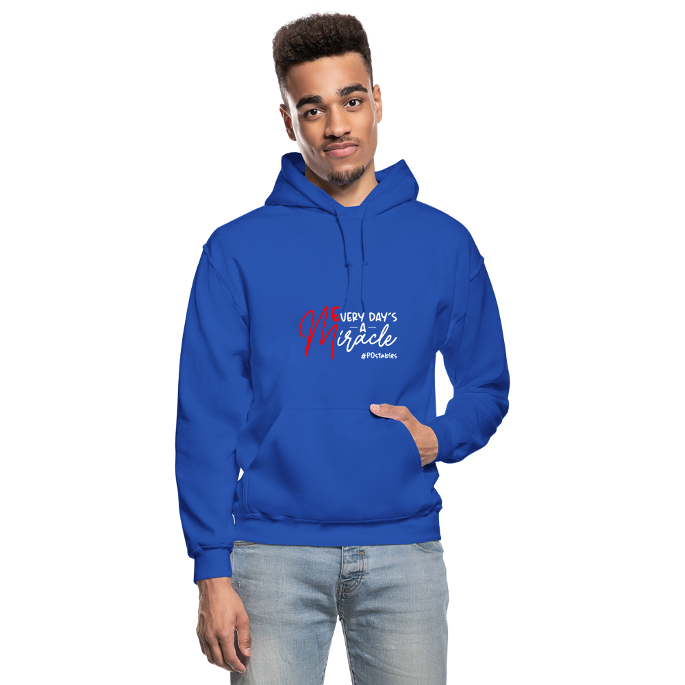 Every Day's A Miracle W Gildan Heavy Blend Adult Hoodie - royal blue