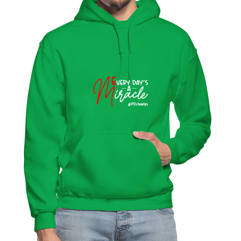 Every Day's A Miracle W Gildan Heavy Blend Adult Hoodie - kelly green
