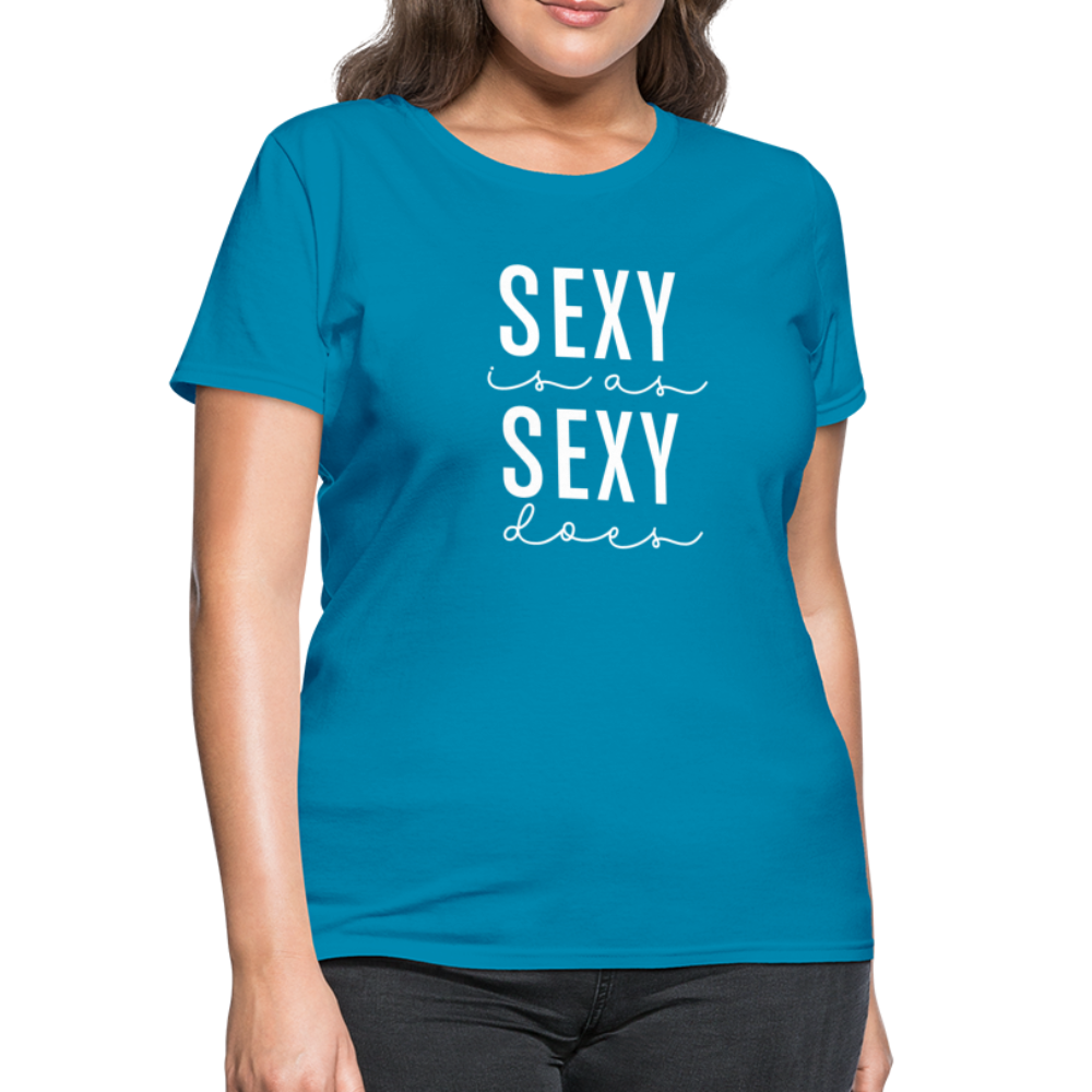 Sexy W Women's T-Shirt - turquoise