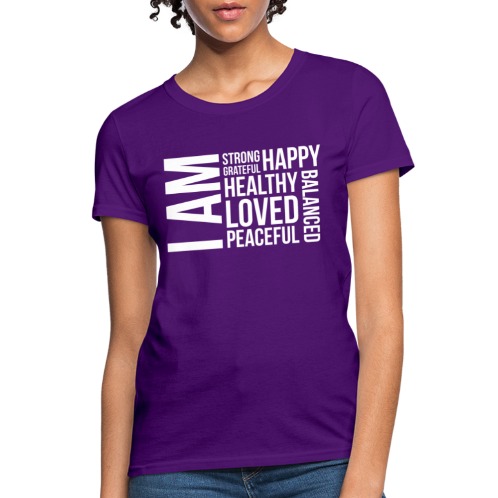 I AM W Women's T-Shirt - purple