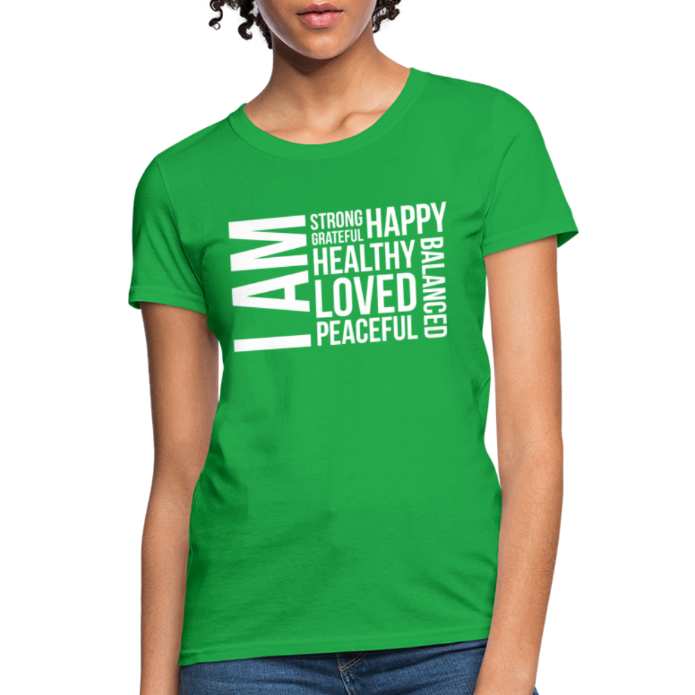 I AM W Women's T-Shirt - bright green