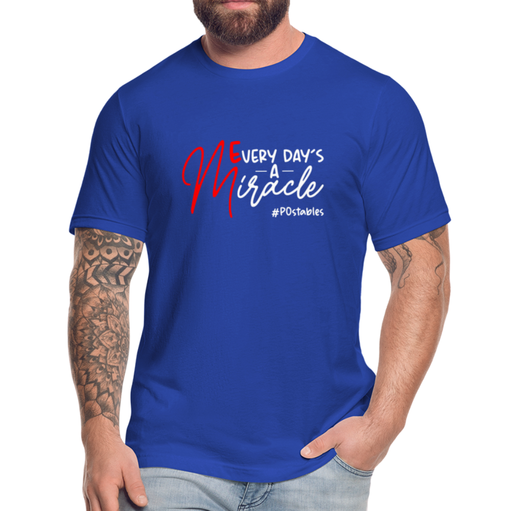 Every Day's A Miracle W Unisex Jersey T-Shirt by Bella + Canvas - royal blue