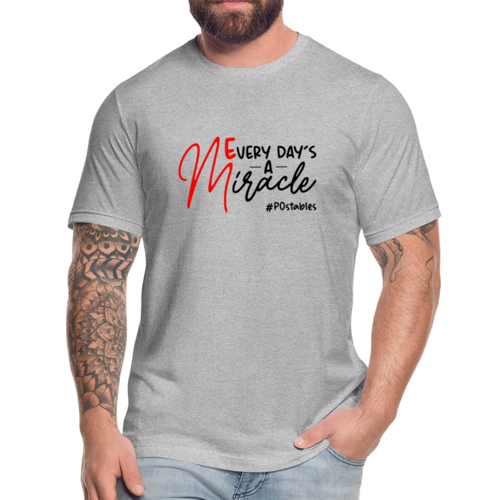 Every Day's A Miracle B Unisex Jersey T-Shirt by Bella + Canvas - heather gray