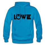 LOWE OWL B Gildan Heavy Blend Adult Hoodie - turquoise