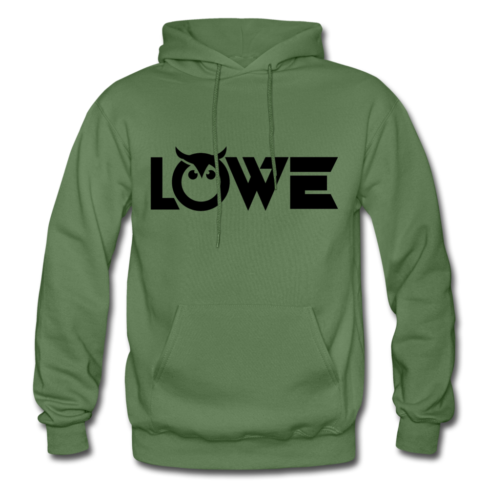 LOWE OWL B Gildan Heavy Blend Adult Hoodie - military green