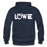 LOWE OWL W Gildan Heavy Blend Adult Hoodie - navy