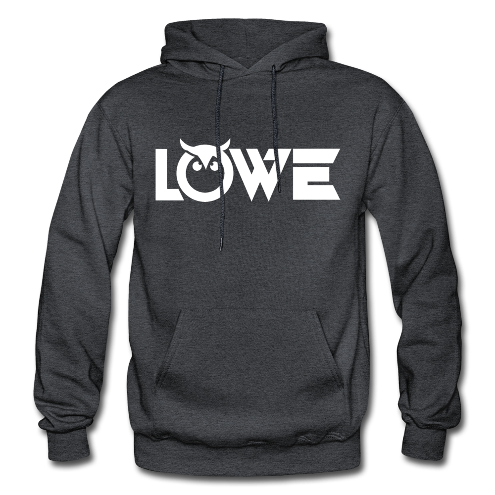 LOWE OWL W Gildan Heavy Blend Adult Hoodie - charcoal gray
