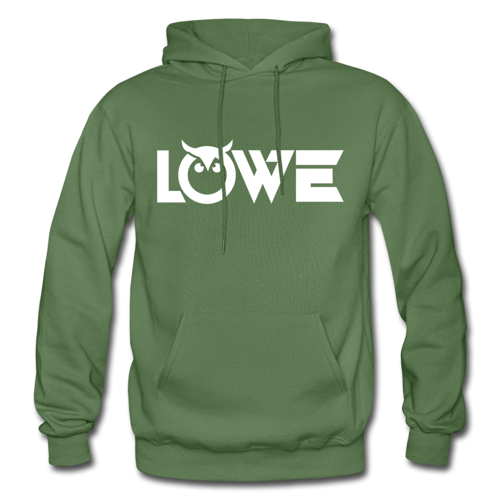 LOWE OWL W Gildan Heavy Blend Adult Hoodie - military green