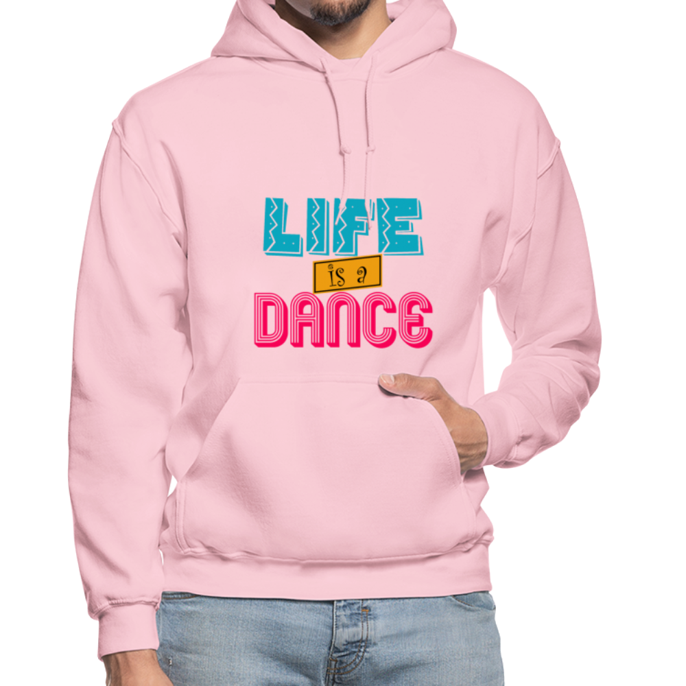 Life is a Dance Gildan Heavy Blend Adult Hoodie - light pink