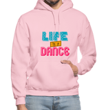 Life is a Dance Gildan Heavy Blend Adult Hoodie - light pink