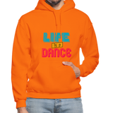 Life is a Dance Gildan Heavy Blend Adult Hoodie - orange