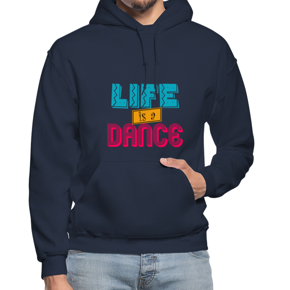 Life is a Dance Gildan Heavy Blend Adult Hoodie - navy