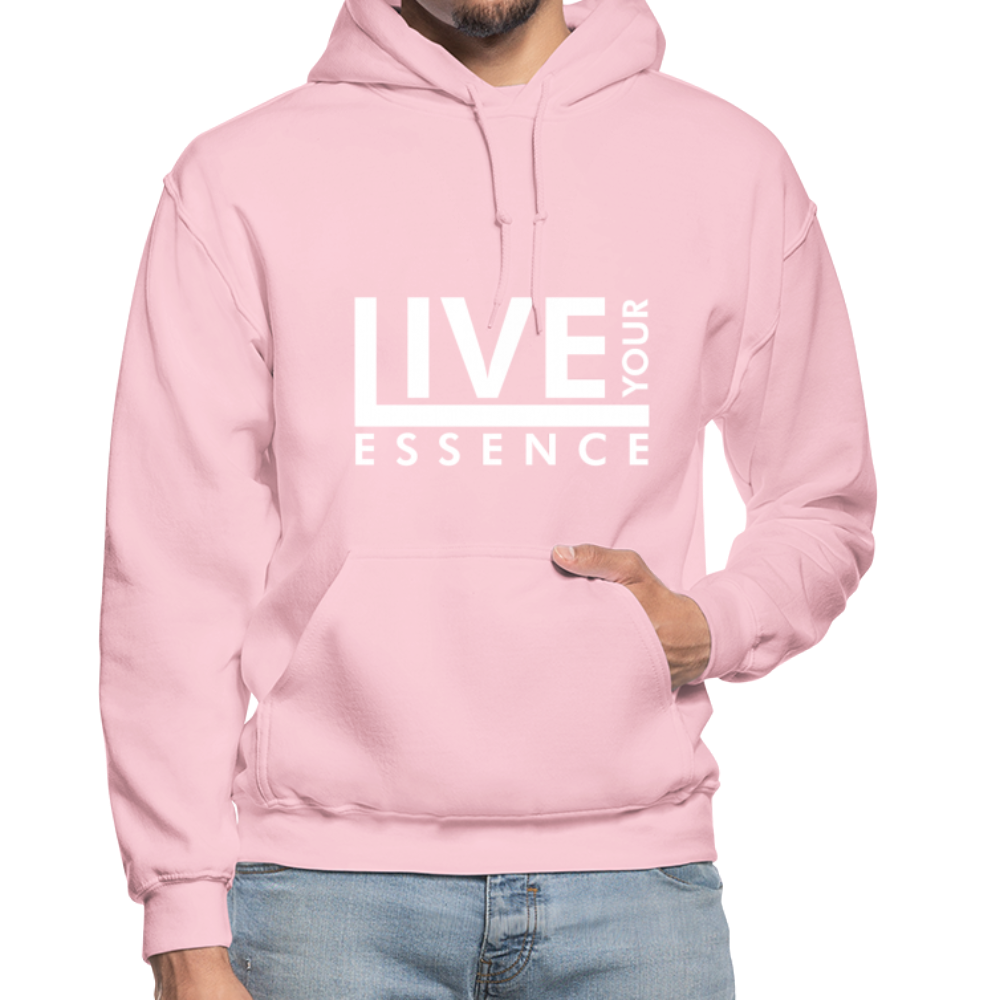 Live Your Essence W Gildan Heavy Blend Adult Hoodie - light pink