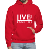 Live Your Essence W Gildan Heavy Blend Adult Hoodie - red