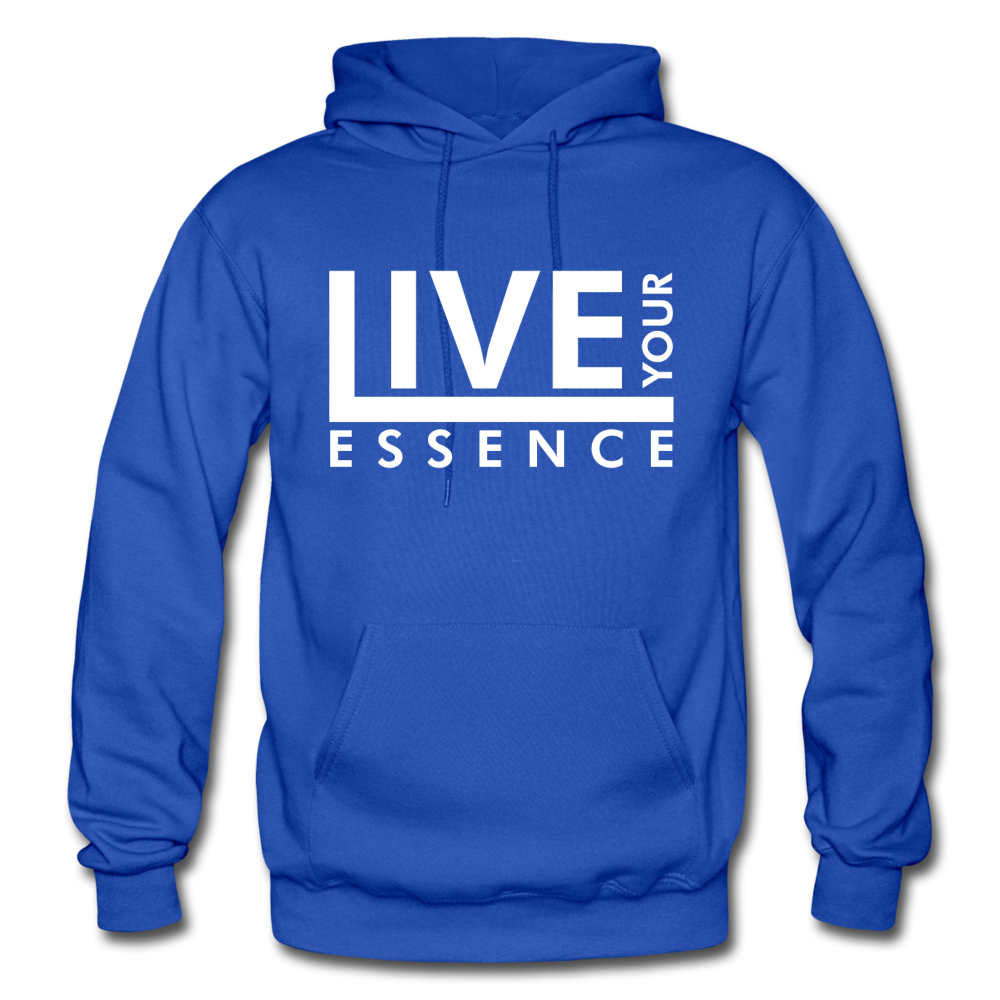 Live Your Essence W Gildan Heavy Blend Adult Hoodie - royal blue