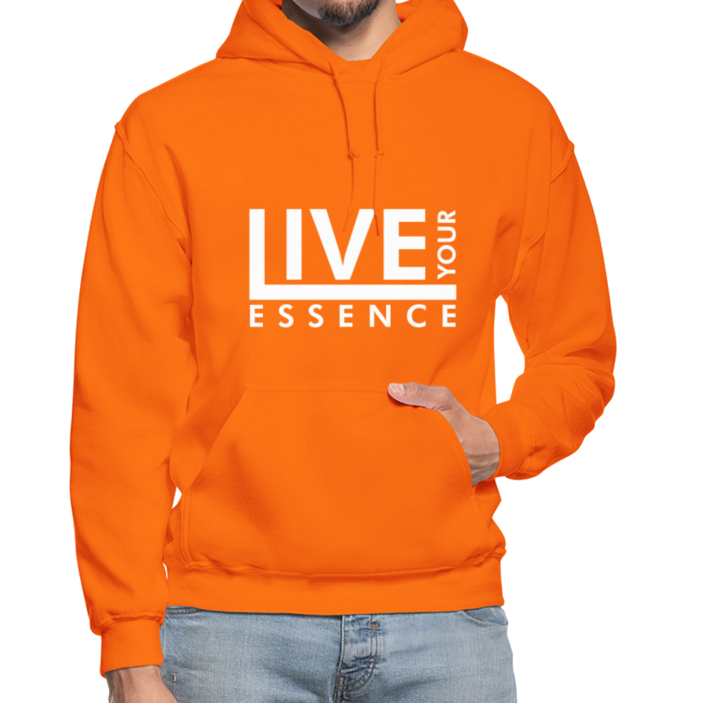 Live Your Essence W Gildan Heavy Blend Adult Hoodie - orange