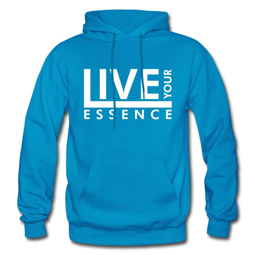 Live Your Essence W Gildan Heavy Blend Adult Hoodie - turquoise
