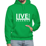 Live Your Essence W Gildan Heavy Blend Adult Hoodie - kelly green