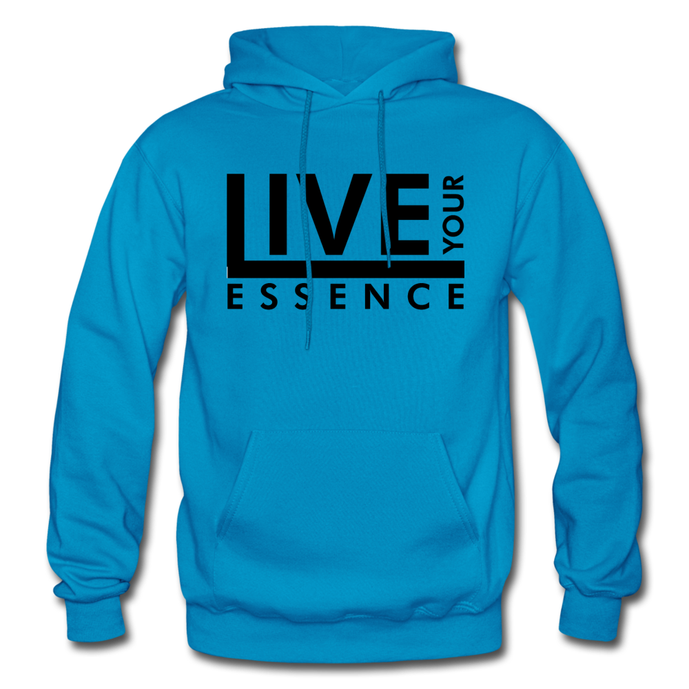 Live Your Essence B Gildan Heavy Blend Adult Hoodie - turquoise