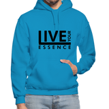 Live Your Essence B Gildan Heavy Blend Adult Hoodie - turquoise