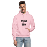 Strong is the New Sexy B Gildan Heavy Blend Adult Hoodie - light pink