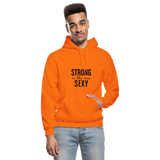 Strong is the New Sexy B Gildan Heavy Blend Adult Hoodie - orange