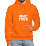Singularity of Focus W Gildan Heavy Blend Adult Hoodie - orange