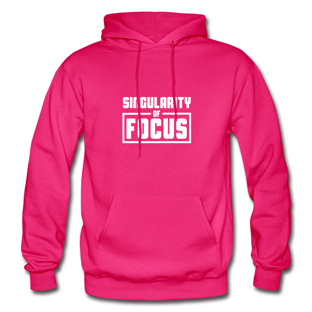 Singularity of Focus W Gildan Heavy Blend Adult Hoodie - fuchsia