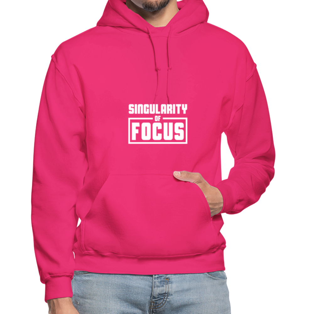 Singularity of Focus W Gildan Heavy Blend Adult Hoodie - fuchsia