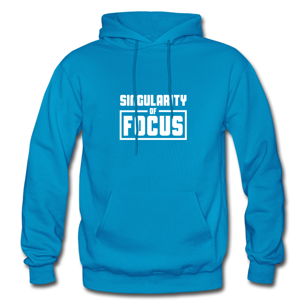 Singularity of Focus W Gildan Heavy Blend Adult Hoodie - turquoise