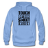 Tough Outside Sweet Inside B Gildan Heavy Blend Adult Hoodie - carolina blue