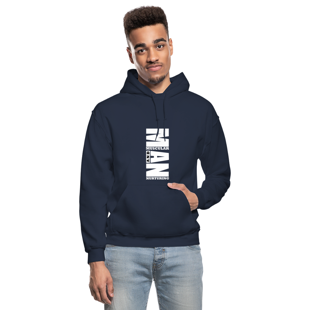 MAN BW Gildan Heavy Blend Adult Hoodie - navy