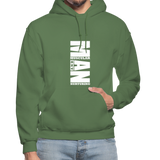 MAN W Gildan Heavy Blend Adult Hoodie - military green